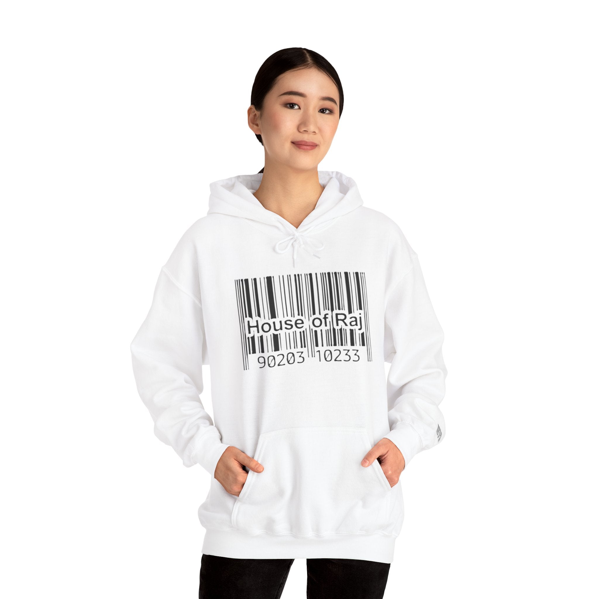 House of Raj — Barcode Logo Hoodie II🖤