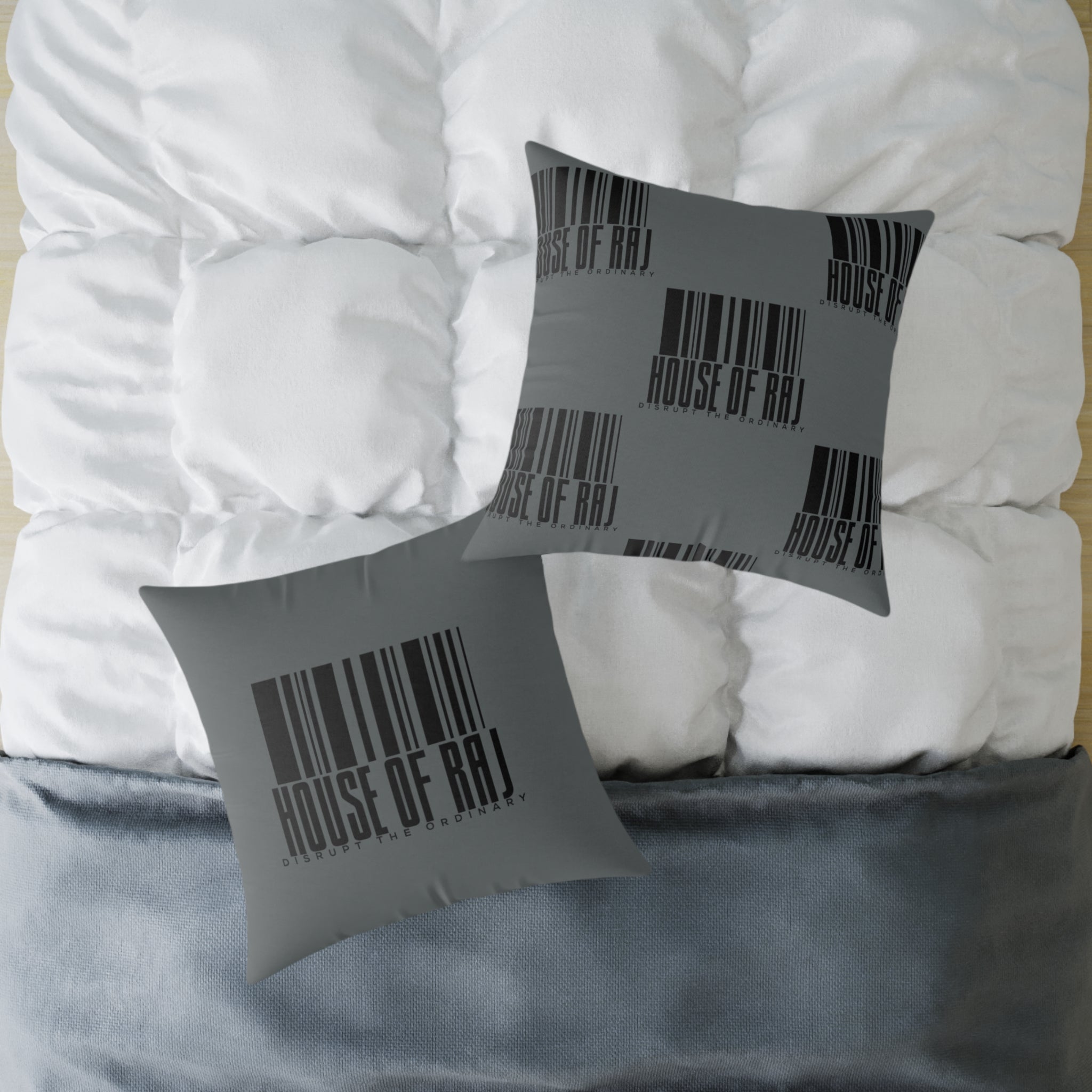 House of Raj “Barcode” Stylish Home Décor Pillow 🖤