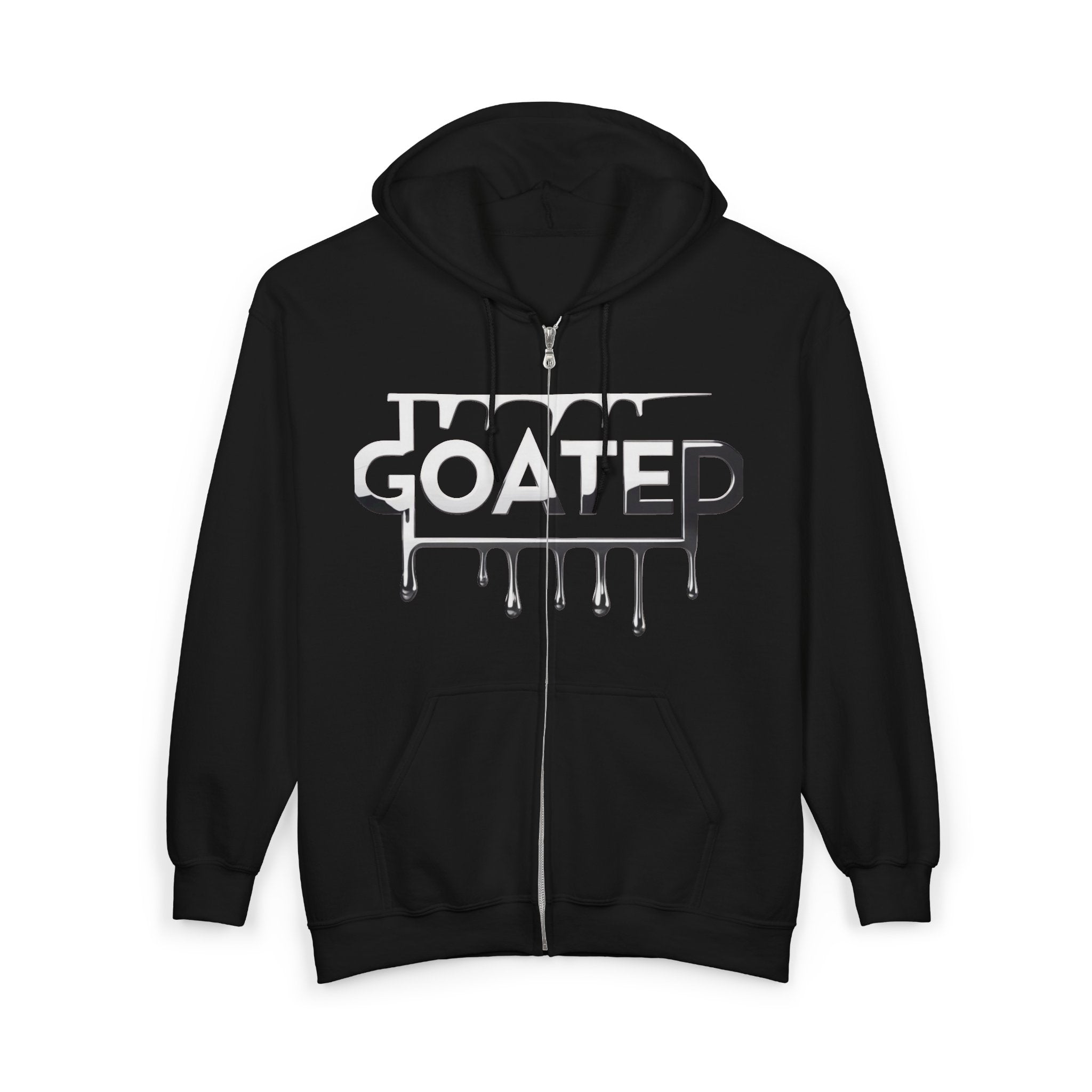 House of Raj — “GOATED” Zip Hoodie 🖤