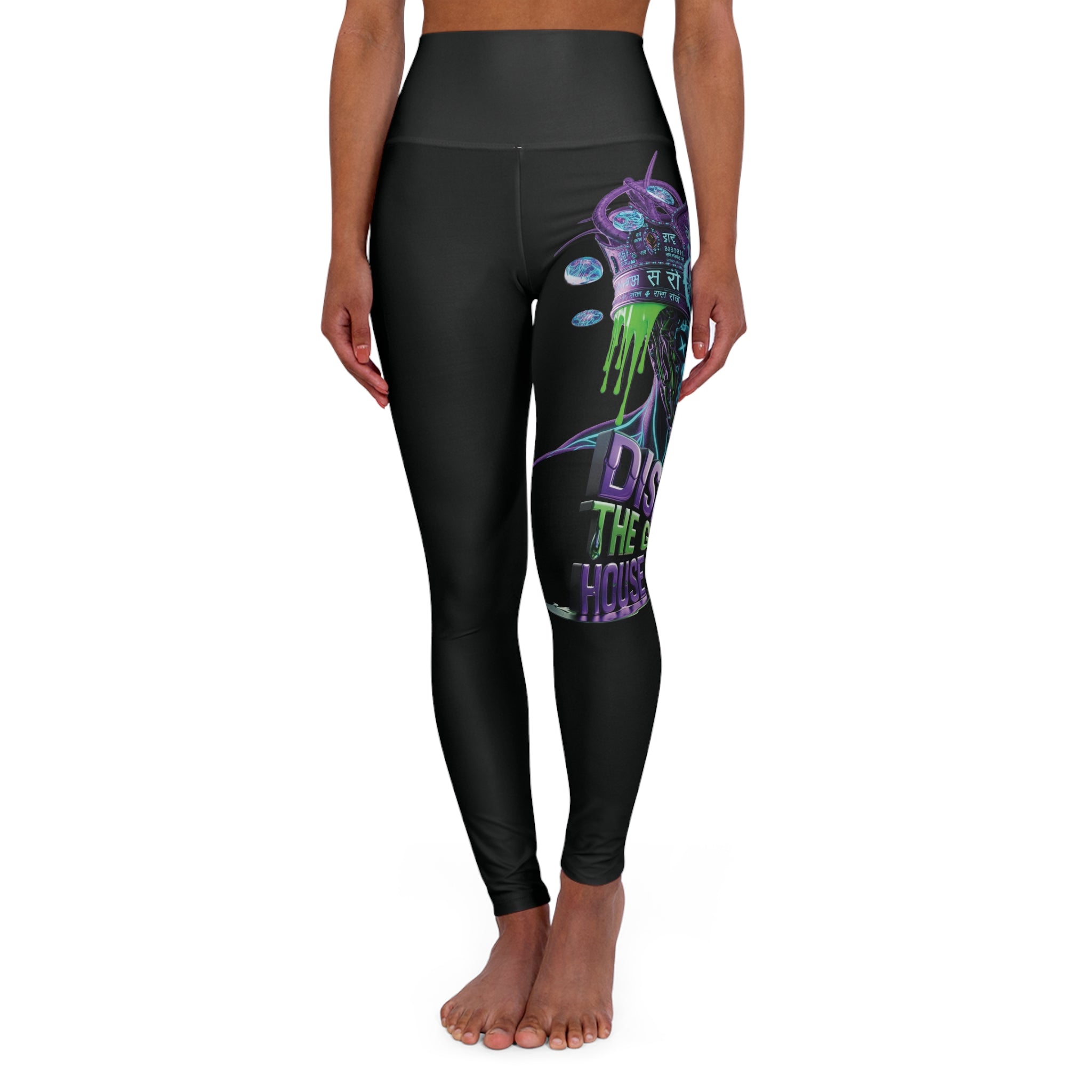 House of Raj “Disrupt the Galaxy” Alien TA Yoga Leggings 👽✨