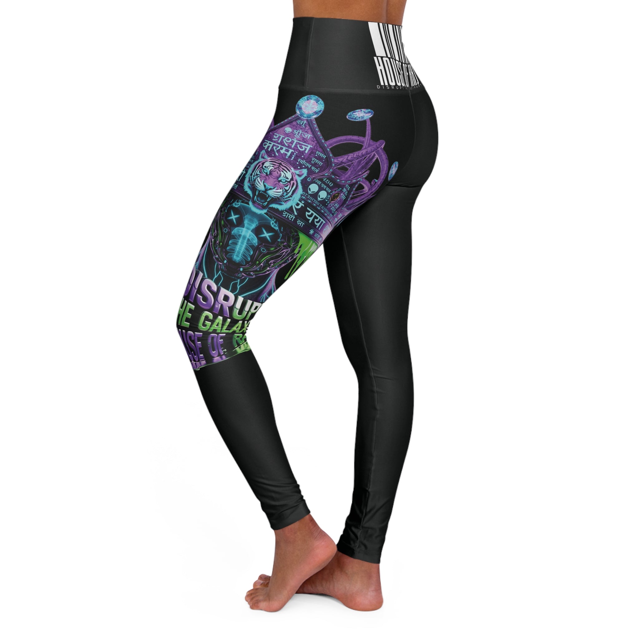 House of Raj “Disrupt the Galaxy” Alien TA Yoga Leggings 👽✨