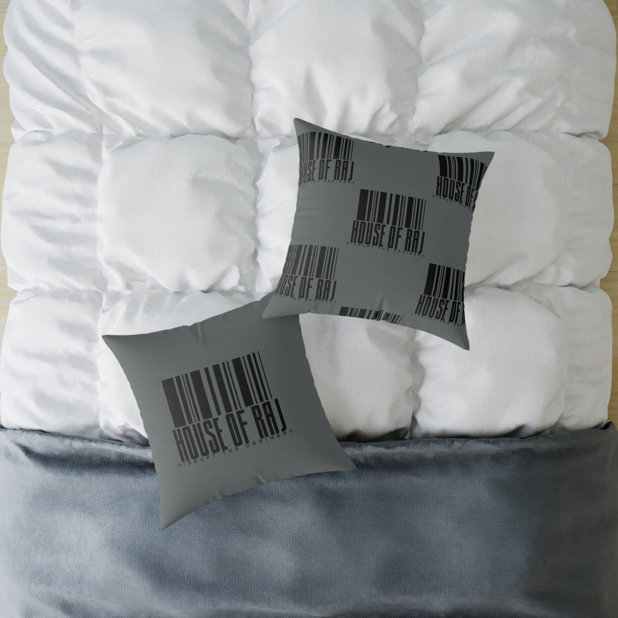 House of Raj “Barcode” Stylish Home Décor Pillow 🖤