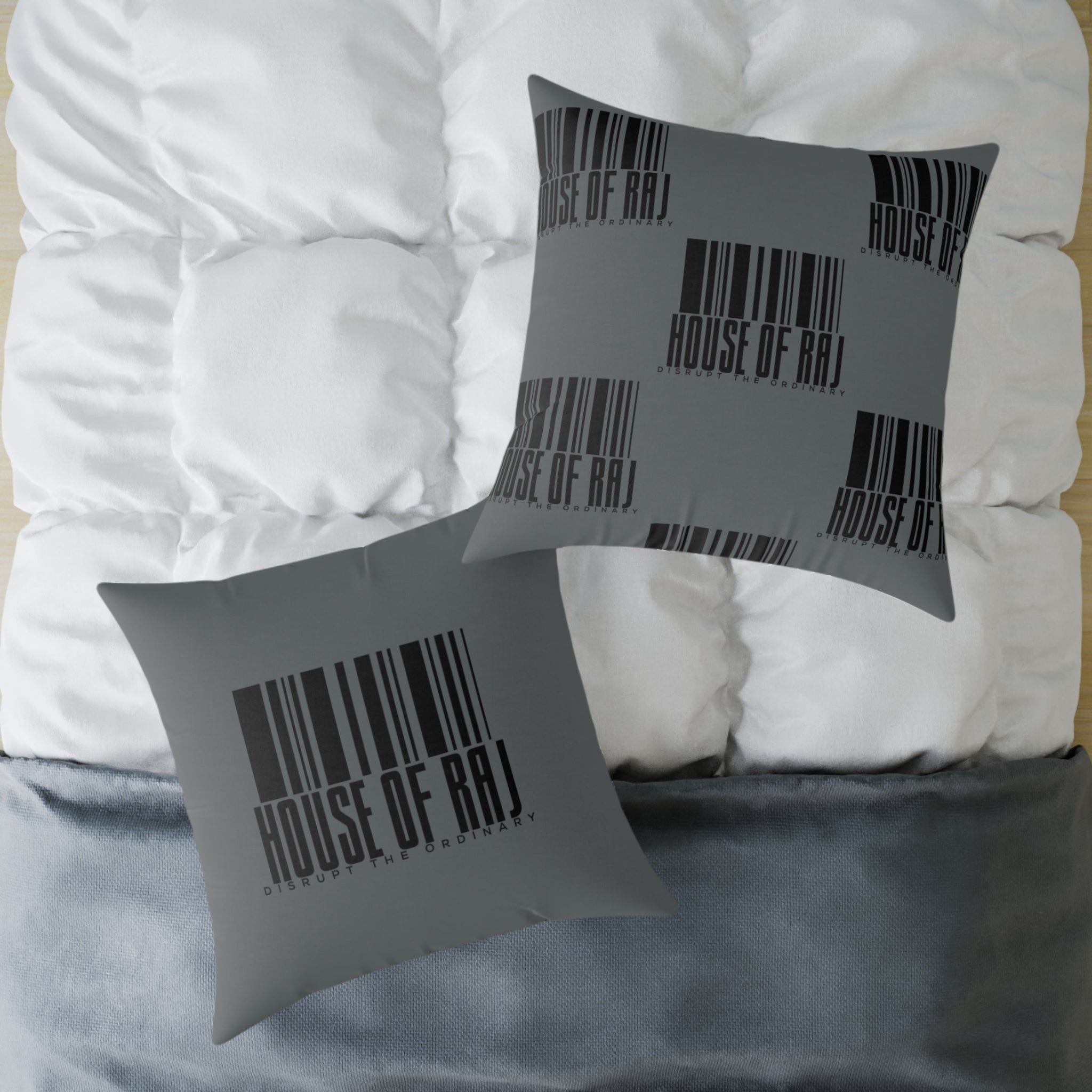 House of Raj “Barcode” Stylish Home Décor Pillow 🖤