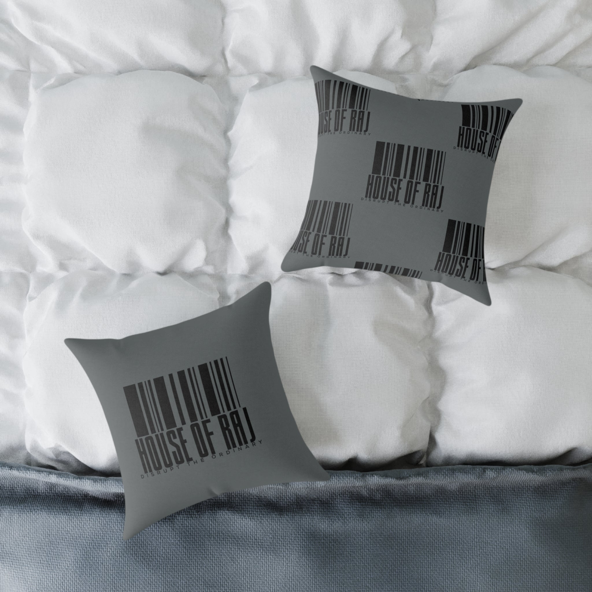 House of Raj “Barcode” Stylish Home Décor Pillow 🖤
