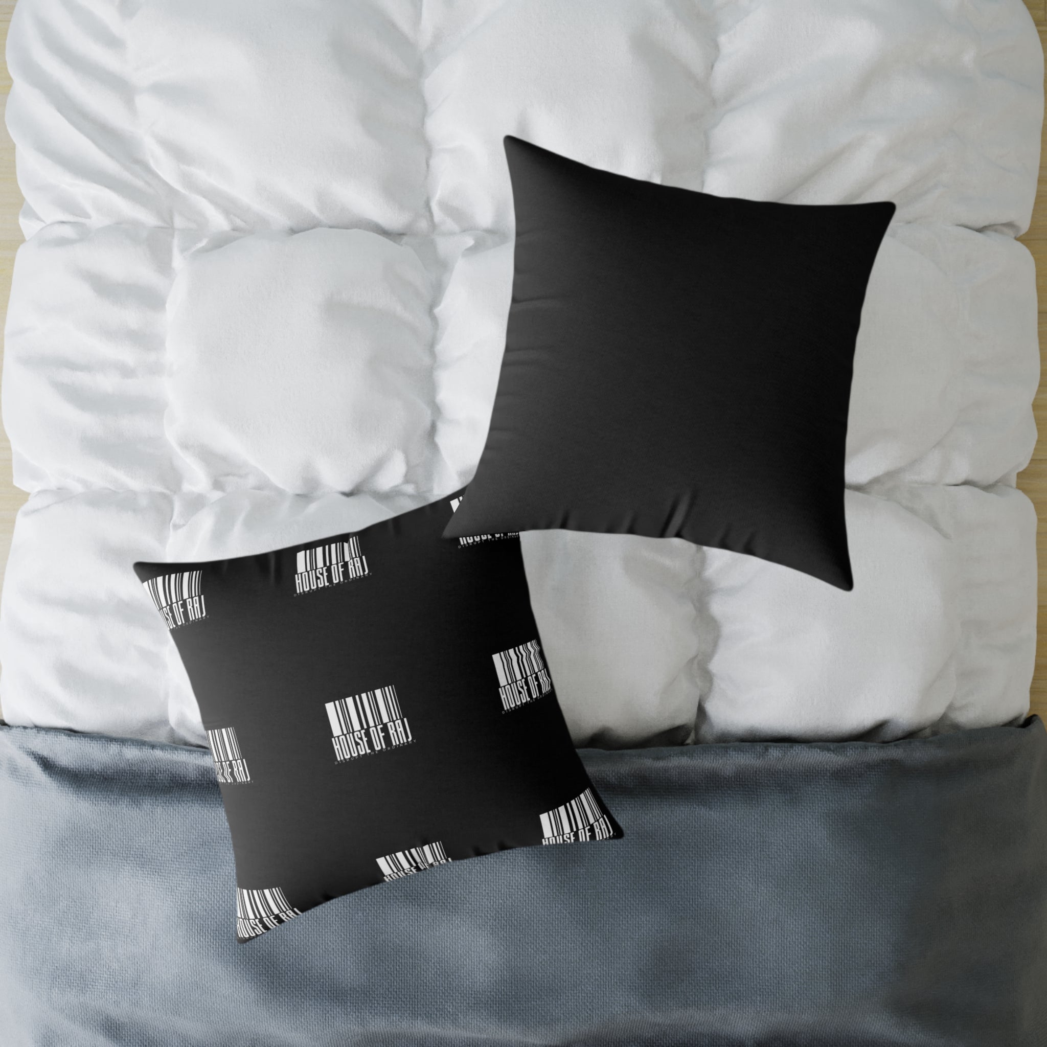 House of Raj “Barcode” Stylish Home Décor Pillow 🖤
