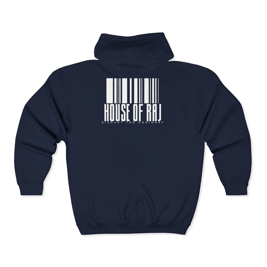 House of Raj — “GOATED” Zip Hoodie 🖤