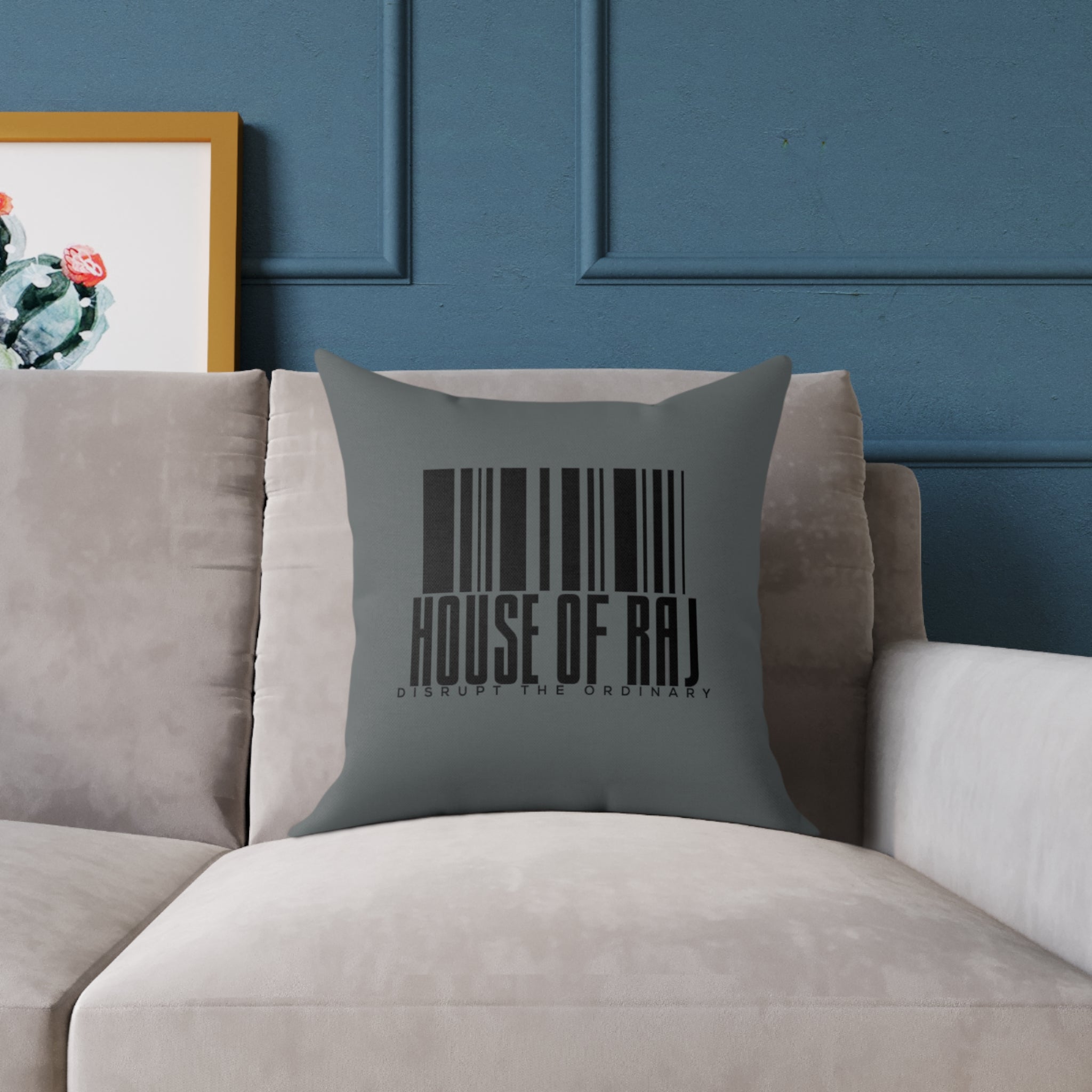 House of Raj “Barcode” Stylish Home Décor Pillow 🖤